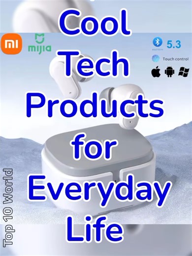 5 Best Gadgets You’ll Wish You Owned in 2025 🤯 | Top10World Discover the Top 5 Cool & Useful Gadgets of 2025 that make your daily life smarter, easier, and more stylish! From high-performance Bluetooth earphones to powerful hair dryers and portable cooling fans, these trending products are winning hearts in 2025. ✨ Featured Products: 1️⃣ Xiaomi Wireless Bluetooth Earphones 🎧 2️⃣ Portable Mini Handheld Fan with LED Display ❄️ 3️⃣ Professional Salon Hair Dryer with Ionic Protection 💨 4️⃣ Marine