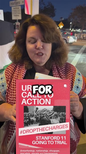 SIGN THE PETITION Tell DA Rosen to DROP THE CHARGES AGAINST ANTI-GENOCIDE PROTESTORS: 🚨 bit.ly/stanford11petition This petition will allow you to receive further updates on the campaign, and the Stanford 11’s court case proceedings. Please sign and share this petition with your networks. The next court date and beginning of the trial for the Stanford 11 is currently set for Monday, November 17th @ 8:30AM - San Jose Hall of Justice. MAKE YOUR VOICE HEARD >>CALL / EMAIL DA ROSEN’S OFFICE: Demand 