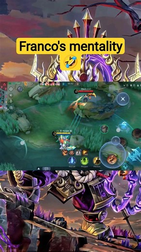 Franco's mentality 🤣#shorts #moba #franco #mobilelegends