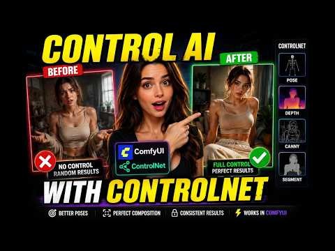 ControlNet Explained: How to Control AI Images in ComfyUI
