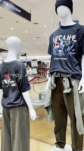 UNIQLO Philippines on Instagram: "Have you checked out our new Arcane UT collection yet? Don’t miss out on Jinx, Ekko and Vi as we bring you this exciting collection available online and in stores nationwide! We also have extra sizes and other great services available online and on the app so checkout today! View the Arcane League of Legends UTs, link in bio. #UniqloPH #LifeWear #UniqloUT #WithUT #NewArrivals"