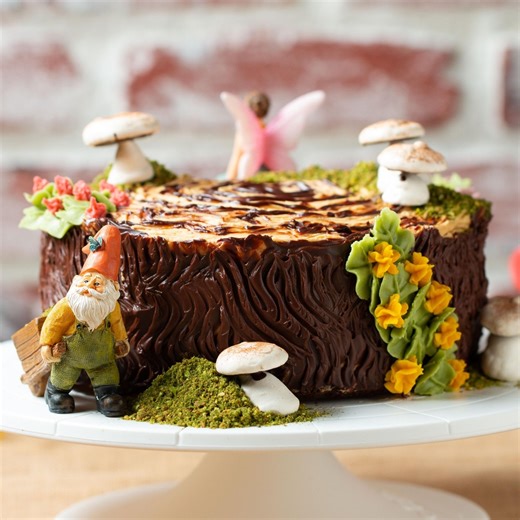 110K views · 313 reactions | Tree Stump Moss Cake | Tasty | Facebook