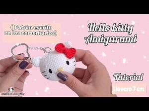HELLO KITTY AMIGURUMI KEYCHAIN - TUTORIAL