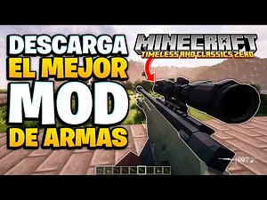 DOWNLOAD THE BEST WEAPON MOD FOR MINECRAFT JAVA 😱 EASY AND FAST *Timeless and Classics Zero*