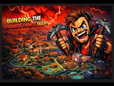 EP1 🔴 Building the Stranger Things Hawkins Map from Scratch (Portrait)