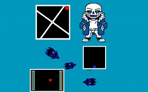 [Alphatale]ERROR404!sans战一阶段通关!