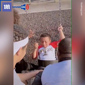 296K views · 150 reactions | It will take an army to free this boy from that baby swing 藍via ViralHog | Daily Mail Video | Facebook