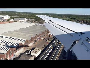 Loganair ERJ145 landing - Southampton (SOU/EGHI)