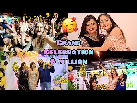WOW! Grand 6 Million Celebration Party & Games of Bindass Kavya With Subscribers | I got Best gifts