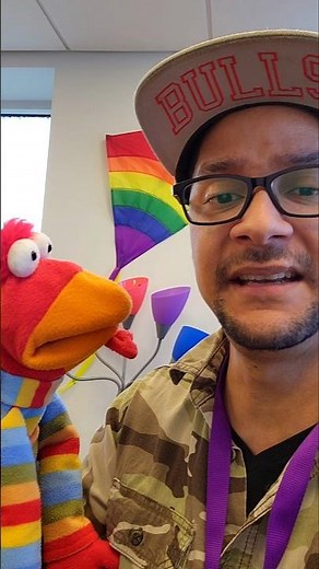 Hanging with Steve the Puppet...#puppet #Steve #mood #sarcastic #comedy #unhinged #fyp #duo #sing