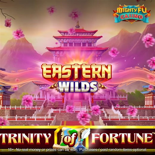 85K views · 719 reactions |  New Game is Here! Be the first to play Eastern Wilds: Trinity of Fortune! ✨ Spins, Mini Games, Big Rewards... All waiting for you ☀️ Log in today and start your winning journey!  https://bit.ly/3VbsCIV | Mighty Fu Casino | Facebook