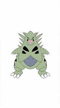 #pokemon evolutions animated: #larvitar #pupitar #tyranitar