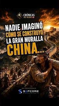 😱Nadie imaginó cómo se construyó la Gran Muralla China... #historia