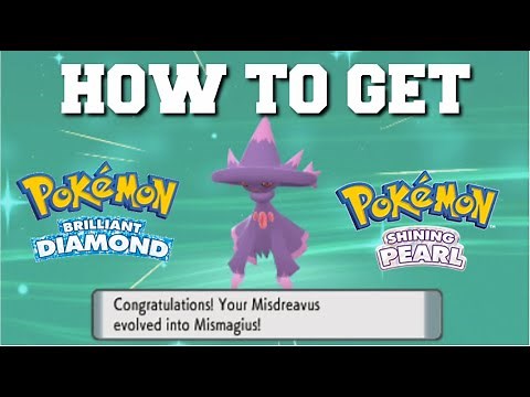 HOW TO EVOLVE MISDREAVUS INTO MISMAGIUS IN POKEMON BRILLIANT DIAMOND AND SHINING PEARL!
