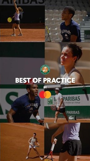 Last practice before the main draw. Check out the Best of Practice by @Mastercard #Priceless