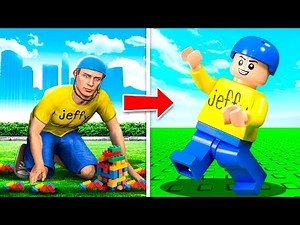 Jeffy Becomes LEGO In GTA 5!