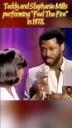 Teddy and the lovely Stephanie Mills performing "Feel The Fire" in 1978.
