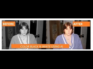 Color Black and White Photos using Artificial Intelligence