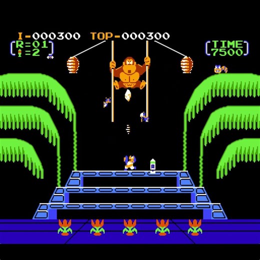 《FC 大金剛3》（ドンキーコング3)(Donkey Kong 3）