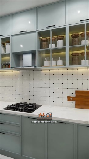 117K views · 647 reactions | Beautiful kitchen design | Modular kitchen design | Interior design . #3d #realestate #modularkitchen #interiordesign #kitchen | Aarav Interiors Pvt. Ltd. | Facebook