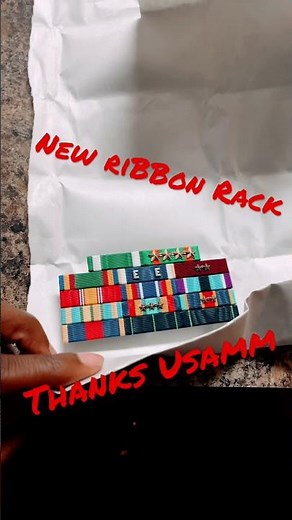 Military Ribbon Rack
