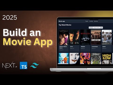 Build a Full Stack Movie App with Next.js 14, TMDB API, Tailwind CSS | Netflix Clone UI 2025