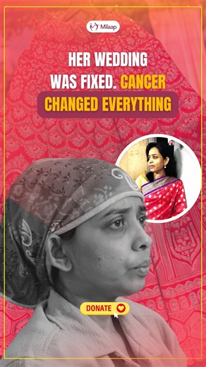 “When my wife passed away from a heart attack in 2020, our home fell silent. We somehow learned to live with that loss. My daughter Jyoti picked herself up after a broken marriage, rebuilt her life with dignity, and was finally ready to marry again. Now, just when her wedding was fixed and hope had returned, cancer has come for her. I cannot lose my child too. I cannot bear this pain I feel in my heart.”— Shivaji Chavan, father | Milaap