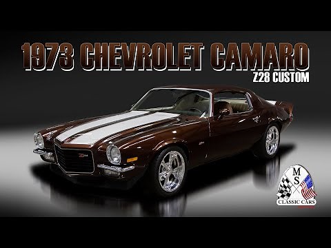 1973 Chevrolet Camaro Z28 Custom - Root Beer Float - Second-Generation Camaro Restomod *SOLD*