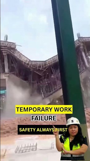 Temporary Works Failure -0157 #accidentprevention #workplacesafety #construction #concretelifting