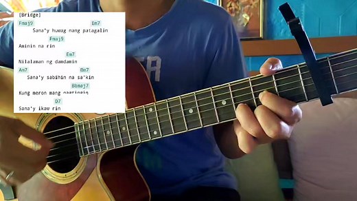"TIBOK" by Earl Agustin GUITAR CHORDS TUTORIAL🎸🎶 #tibok #guitar #chords #tutorial #acoustic #fingerstyle #guitar #music #song #lyrics #cover | FingerStyle GuitarMusic