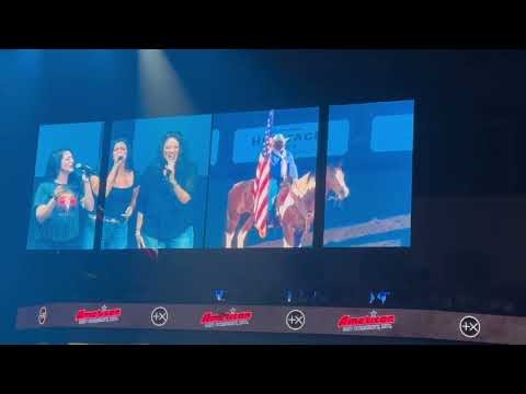 Ft. Worth Stockyards Rodeo National Anthem at Cowtown Coliseum