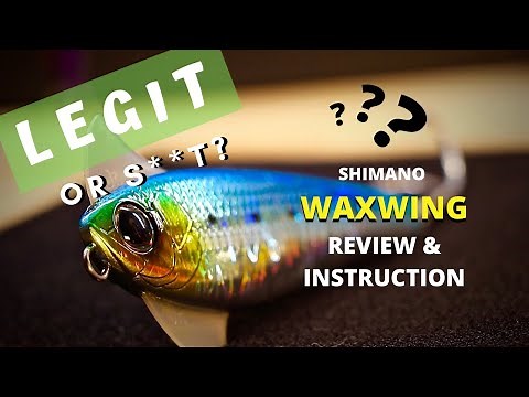 CA. DELTA STRIPERS 101: Legit or ?? Shimano Waxwing Review Instruction and Technique.