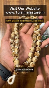 5.1K views · 519 reactions | 54+1 SitaRam Name Tulsi Beads Japa Mala Big Size Beads WhatsApp +91-9389154334 www.Tulsimalastore.in | Tulsimalastore | Facebook