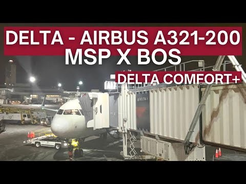 TRIP REPORT | Delta Air Lines - Airbus A321-200 - Minneapolis (MSP) to Boston Logan (BOS) | Comfort+
