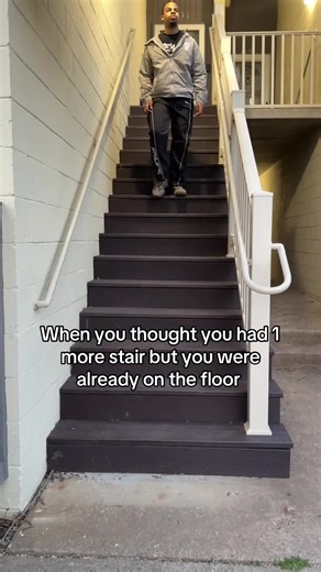 Knee Buckled 😭 #fyp #relateable #skit | skirting stairs