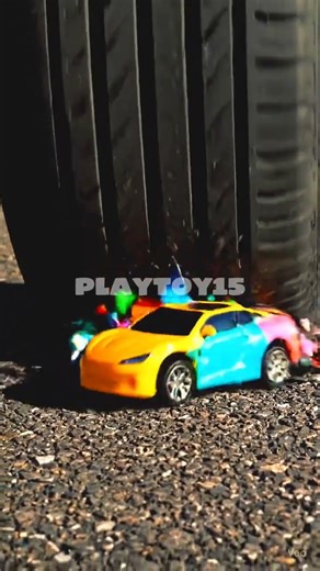 Car Tire Crushing a Toy #asmr #crushingtime #crush #hotwheels #satisfying #zarooratrishta