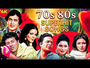 Best of 70s & 80s Bollywood Songs | 4K Superhit Retro Video Songs Jukebox | Kishore, Rafi, Lata