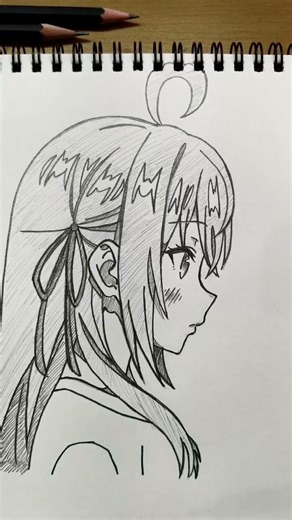 Draw Alya Side Profile EASY! ✏️🔥