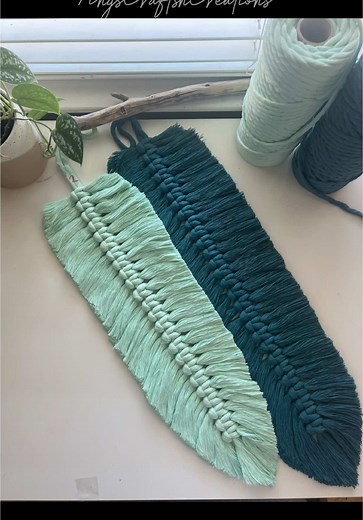 Creating Stunning Macrame Feathers with Chunky Cord
