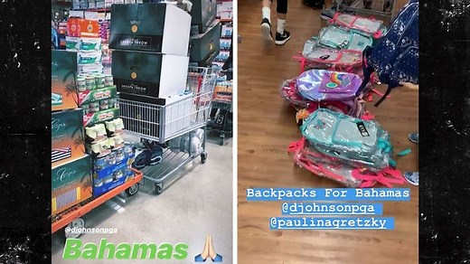 Dustin Johnson & Paulina Send Backpacks to Bahamas, Surgery Won't Stop Me!