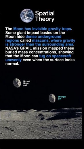 The Moon Has Invisible Gravity Traps