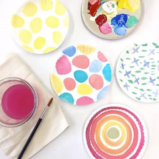 Painting and Drawing Paper Plate Craft