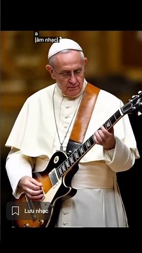 Pope Plays Guitar#popefrancis #pope #shorts