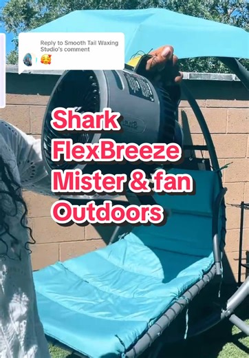 Portable Outdoor Fan and Mister for Summer Heat