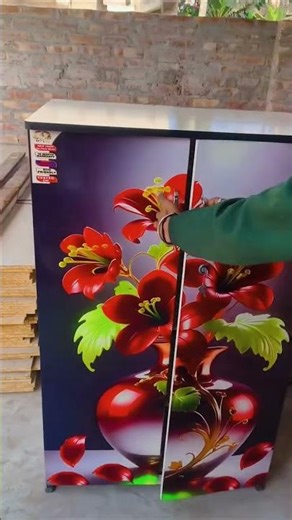 Colorpinting cabinet with storage containers MK Modern Furniture All types furniture items available