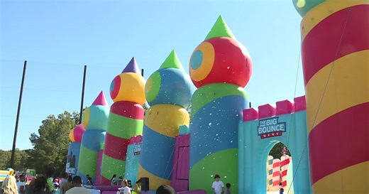 The Castle, dubbed world's largest inflatable, comes to Chesterfield: 'The kids love it'
