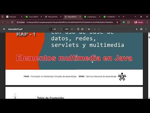 DESARROLLO DE APLICACIONES CON USO DE BASE DE DATOS, REDES, SERVLETS Y MULTIMEDIA (Sesión 1) #Java
