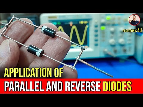 Why are parallel and reverse diodes necessary in the circuit?