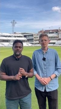 A difficult Test debut for James Rew 🤝