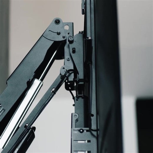 Elevate your entertainment experience with the MM815 motorized TV mount! Effortlessly adjust your screen for the perfect viewing angle at the touch of a button. | MantelMount